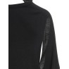 Cut out insert top sweater
