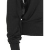 Cut out insert top sweater