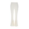 Ribbed pleated pants