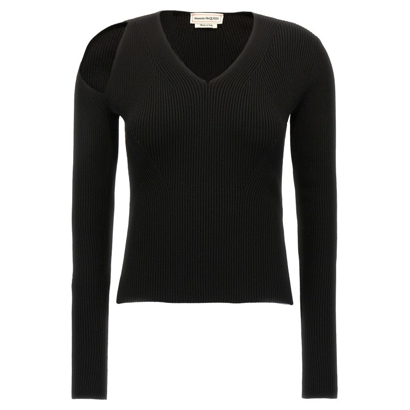 Cut-out sweater