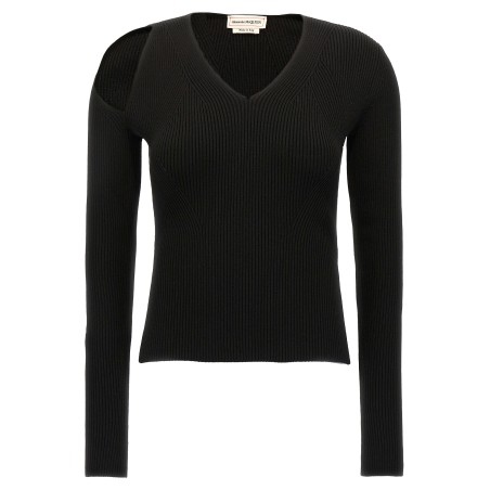 Cut-out sweater