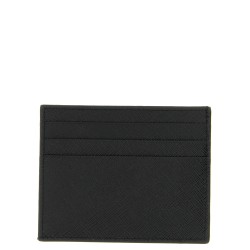 Logo leather card holder