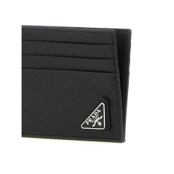Logo leather card holder