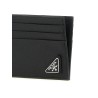 Logo leather card holder