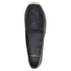 Logo leather espadrilles