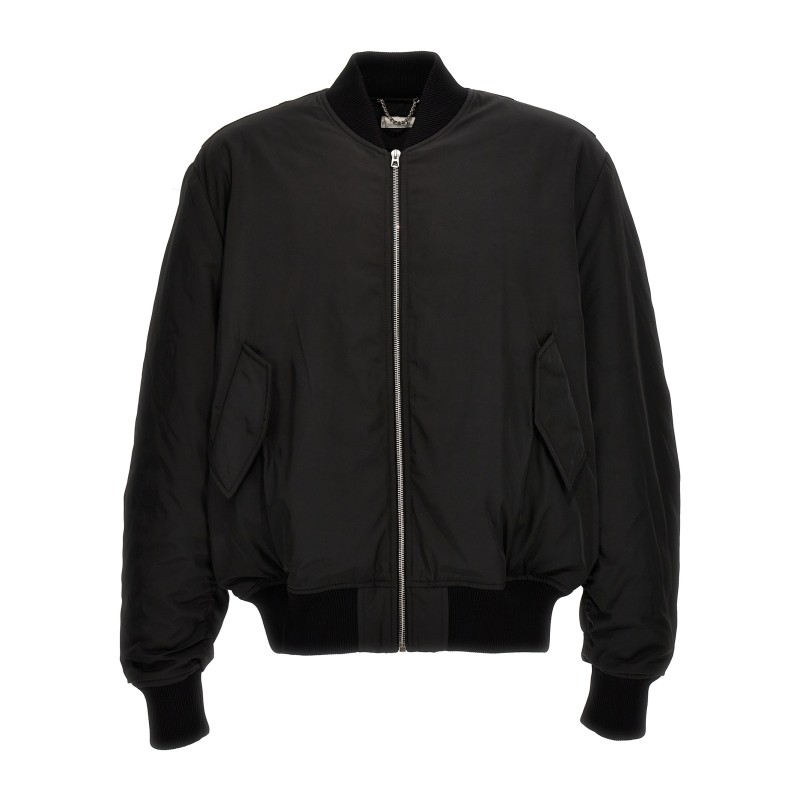 Nylon bomber jacket