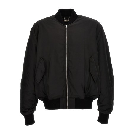 Nylon bomber jacket
