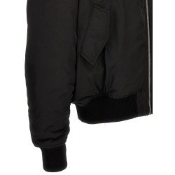Nylon bomber jacket