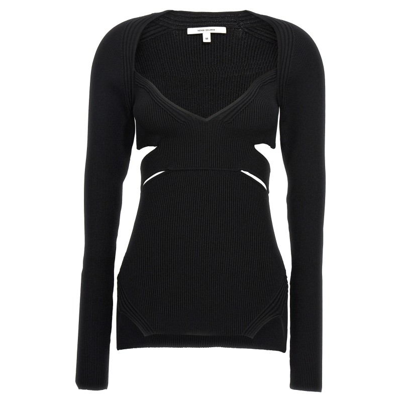Cut-out sweater