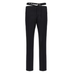 Belt detail trousers