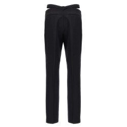 Belt detail trousers