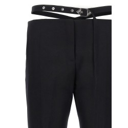 Belt detail trousers