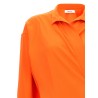 Satin asymmetric shirt