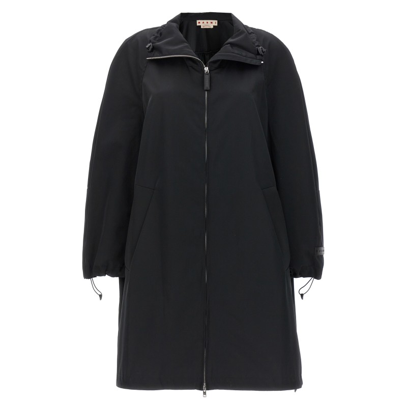Satin parka