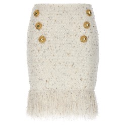 'Fringed Tweed' skirt
