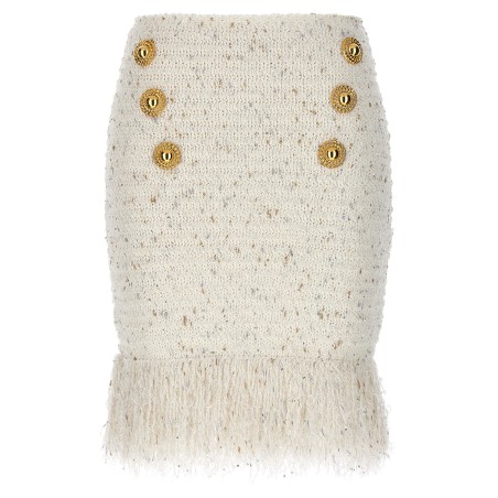'Fringed Tweed' skirt