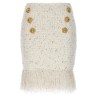'Fringed Tweed' skirt