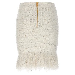 'Fringed Tweed' skirt