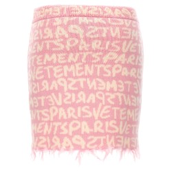 'Graffiti Monogram' skirt