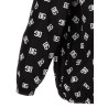 Logo print hooded jacket