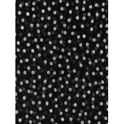 Polka dot chiffon scarf