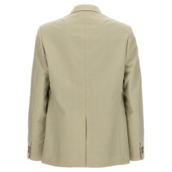 Single-breasted wool blazer