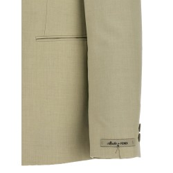 Single-breasted wool blazer
