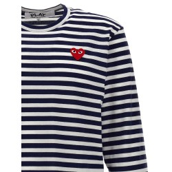 Logo patch stripes t-shirt