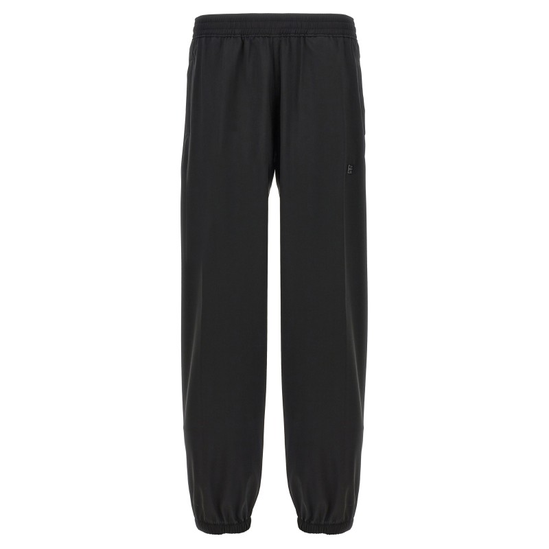 Logo placcetta pants