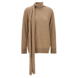 Scarf detail sweater