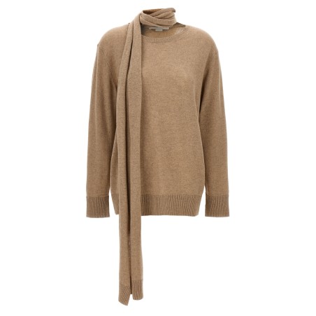 Scarf detail sweater