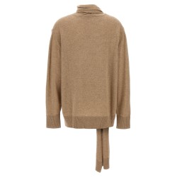 Scarf detail sweater