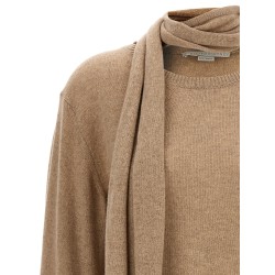Scarf detail sweater