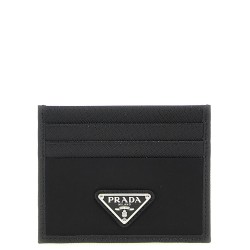Re-Nylon Saffiano cardholder