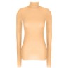 Silk turtleneck top