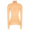 Silk turtleneck top