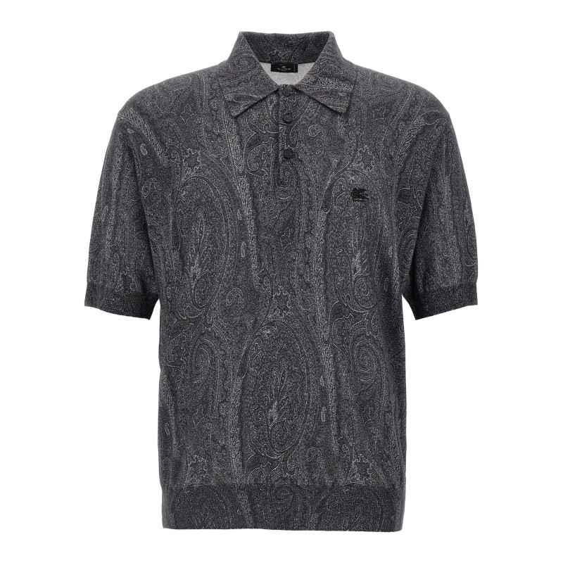 'Paisley' polo shirt