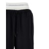 'Wide Leg W/ Logo Elastic Exposed Brief' joggers