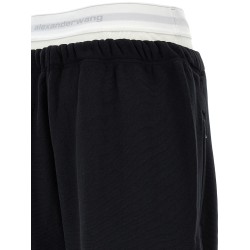 'Wide Leg W/ Logo Elastic Exposed Brief' joggers