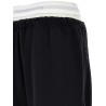 'Wide Leg W/ Logo Elastic Exposed Brief' joggers