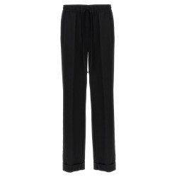 Contrast piping pants