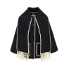 'Embroidered Scarf Jacket Harvest' coat