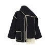 'Embroidered Scarf Jacket Harvest' coat