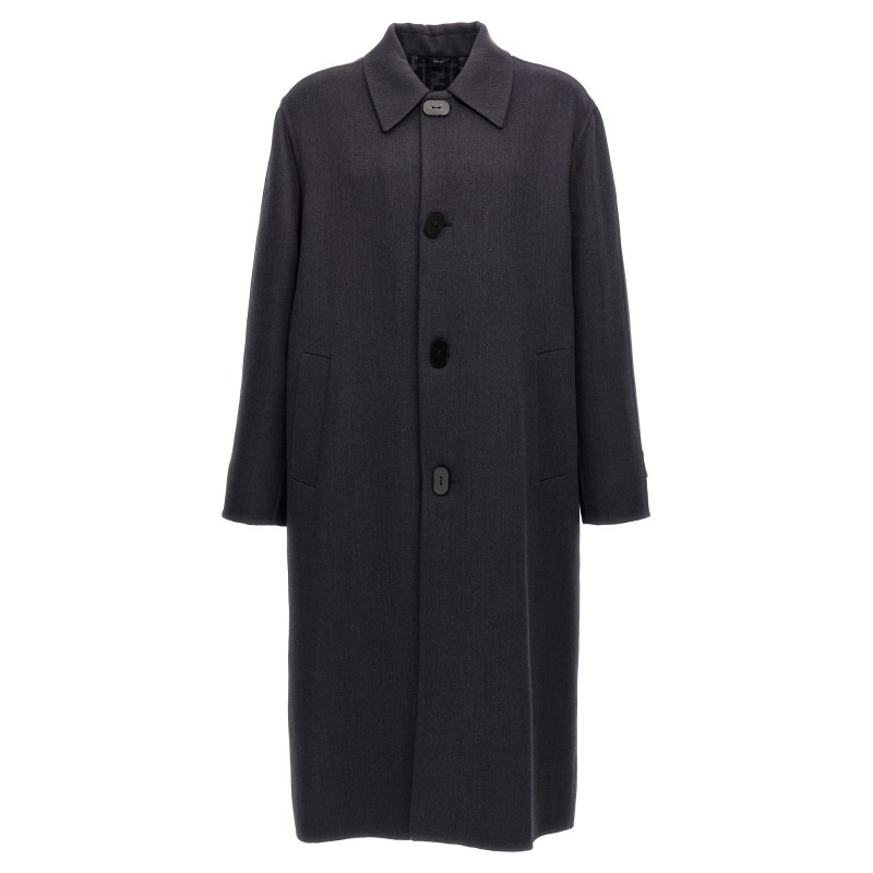 Double wool coat