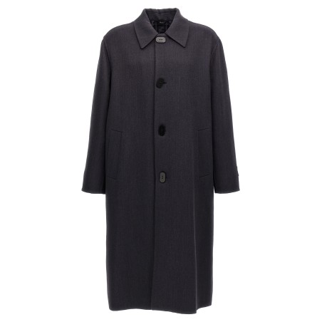 Double wool coat