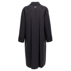 Double wool coat