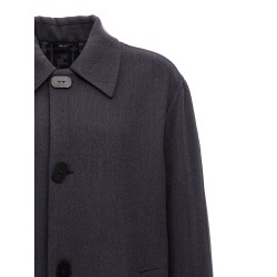 Double wool coat