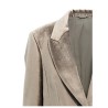 Single-breasted chenille blazer