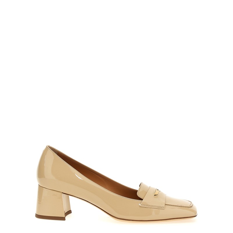 Patent leather pumps