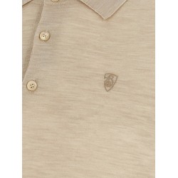 Wool polo shirt
